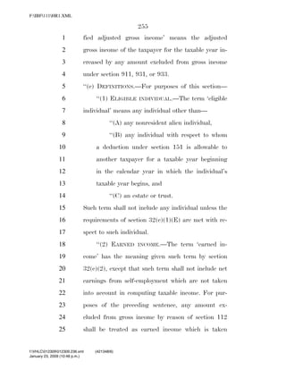 819 billion economic stimulus bill