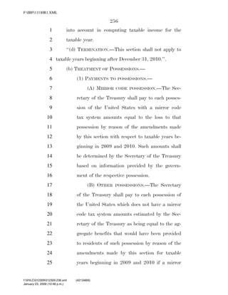 819 billion economic stimulus bill