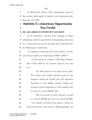 819 billion economic stimulus bill