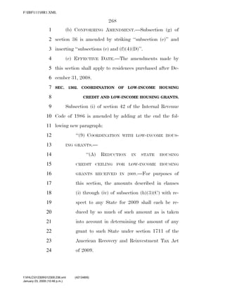 819 billion economic stimulus bill
