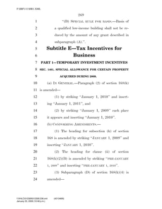 819 billion economic stimulus bill