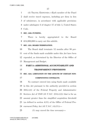 819 billion economic stimulus bill