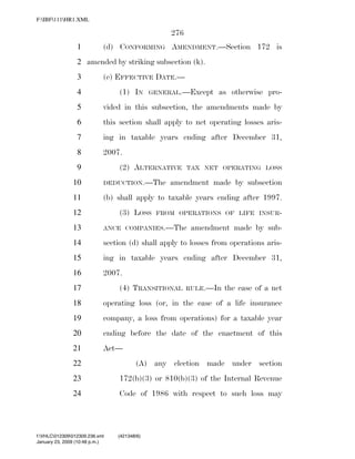 819 billion economic stimulus bill