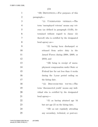 819 billion economic stimulus bill