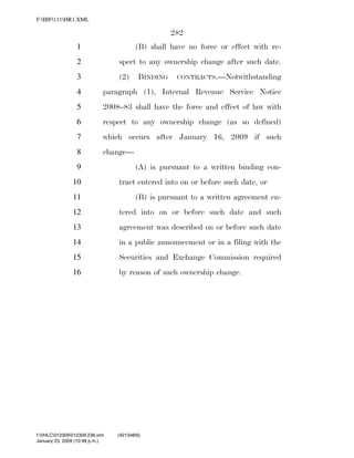 819 billion economic stimulus bill