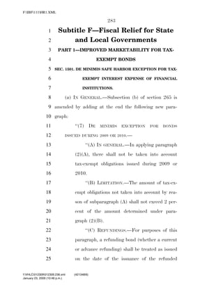 819 billion economic stimulus bill