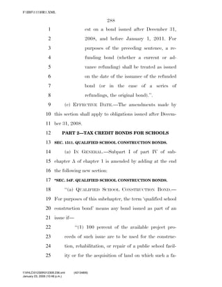 819 billion economic stimulus bill