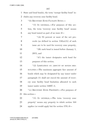 819 billion economic stimulus bill