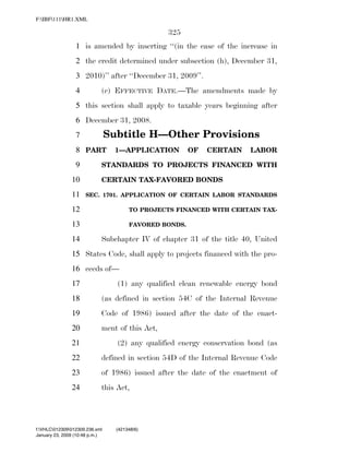 819 billion economic stimulus bill