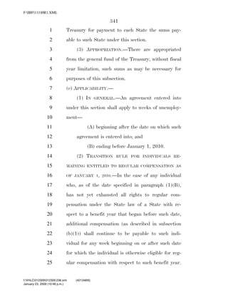 819 billion economic stimulus bill