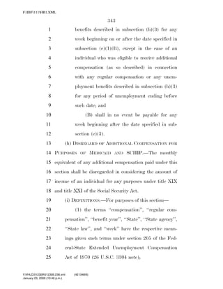 819 billion economic stimulus bill