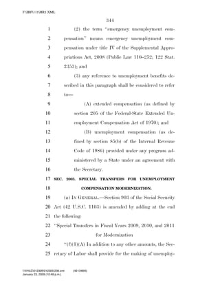819 billion economic stimulus bill