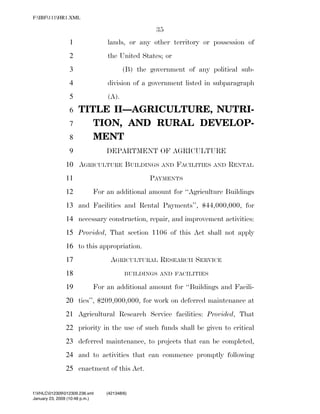 819 billion economic stimulus bill