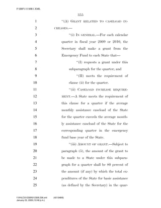 819 billion economic stimulus bill
