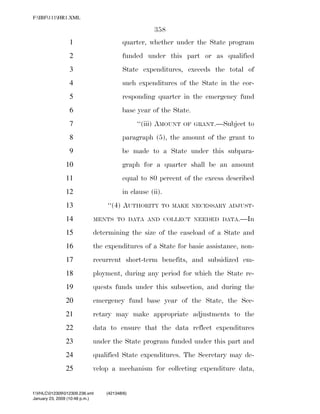819 billion economic stimulus bill