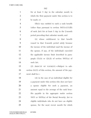 819 billion economic stimulus bill