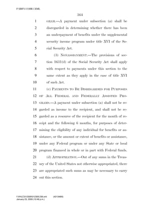 819 billion economic stimulus bill