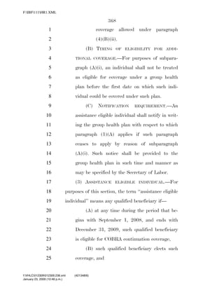 819 billion economic stimulus bill