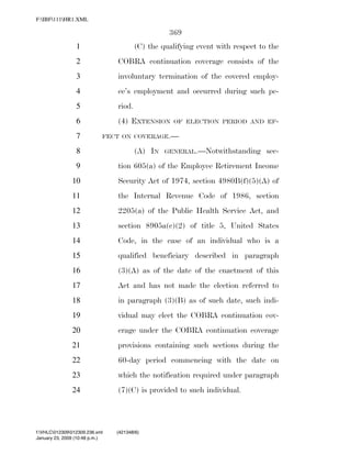819 billion economic stimulus bill