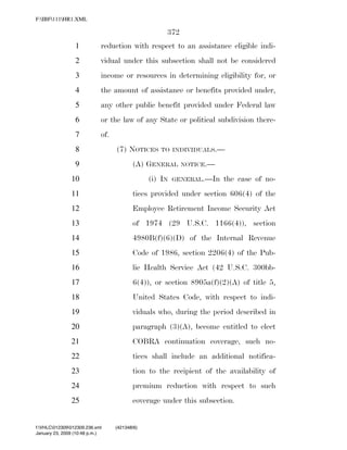 819 billion economic stimulus bill