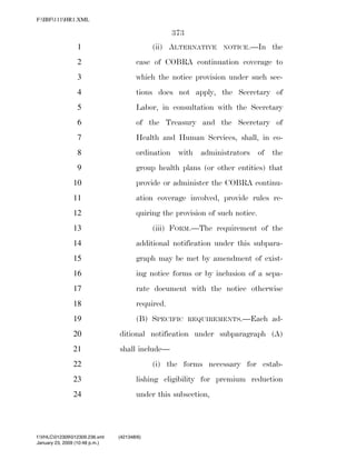 819 billion economic stimulus bill