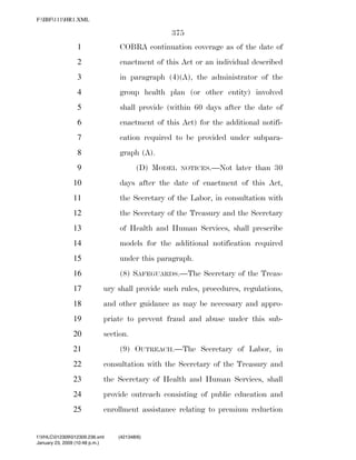 819 billion economic stimulus bill
