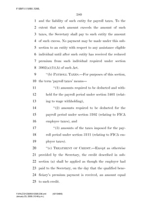 819 billion economic stimulus bill