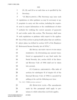 819 billion economic stimulus bill