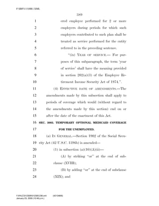 819 billion economic stimulus bill