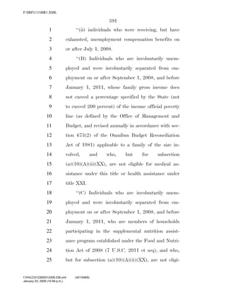 819 billion economic stimulus bill