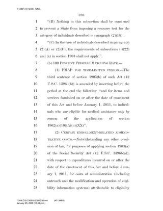 819 billion economic stimulus bill