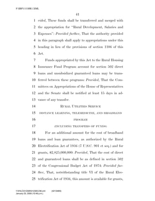 819 billion economic stimulus bill