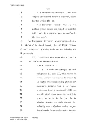 819 billion economic stimulus bill