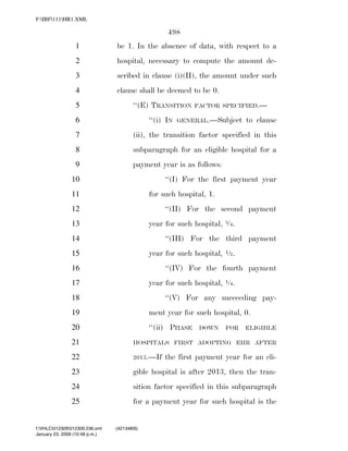 819 billion economic stimulus bill