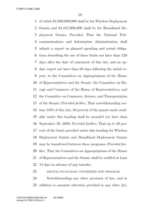 819 billion economic stimulus bill