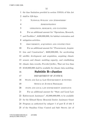 819 billion economic stimulus bill