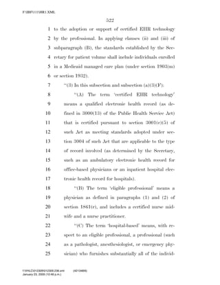 819 billion economic stimulus bill