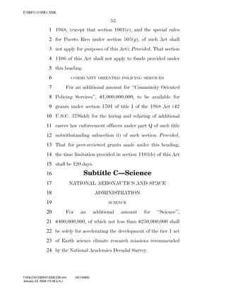 819 billion economic stimulus bill
