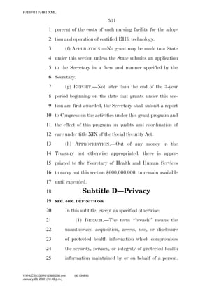 819 billion economic stimulus bill