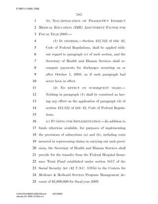 819 billion economic stimulus bill