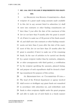 819 billion economic stimulus bill