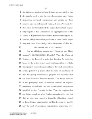 819 billion economic stimulus bill