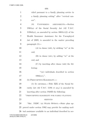 819 billion economic stimulus bill
