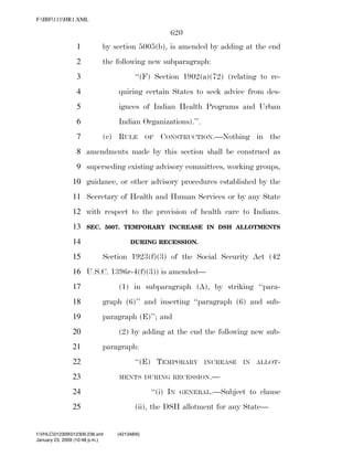 819 billion economic stimulus bill