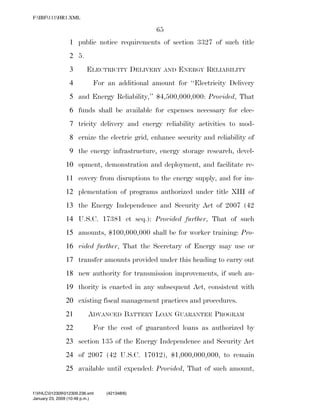 819 billion economic stimulus bill