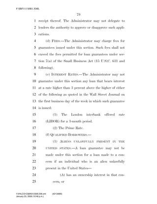 819 billion economic stimulus bill