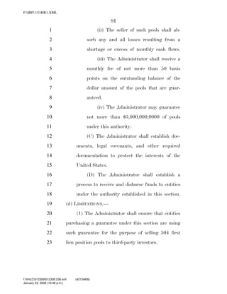 819 billion economic stimulus bill