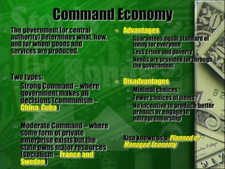 Economic systems | PPTX