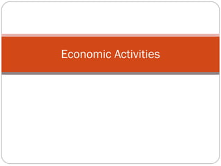 Economic Activities 