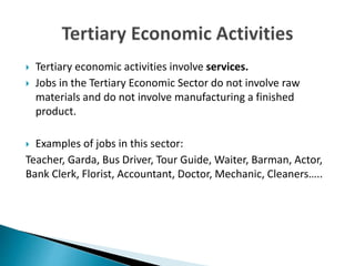 Economic Activities for the Junior Certicate